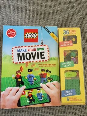 LEGO Make Your Own Movie Book With Mini Figure, Assorted Bricks  & Backgrounds